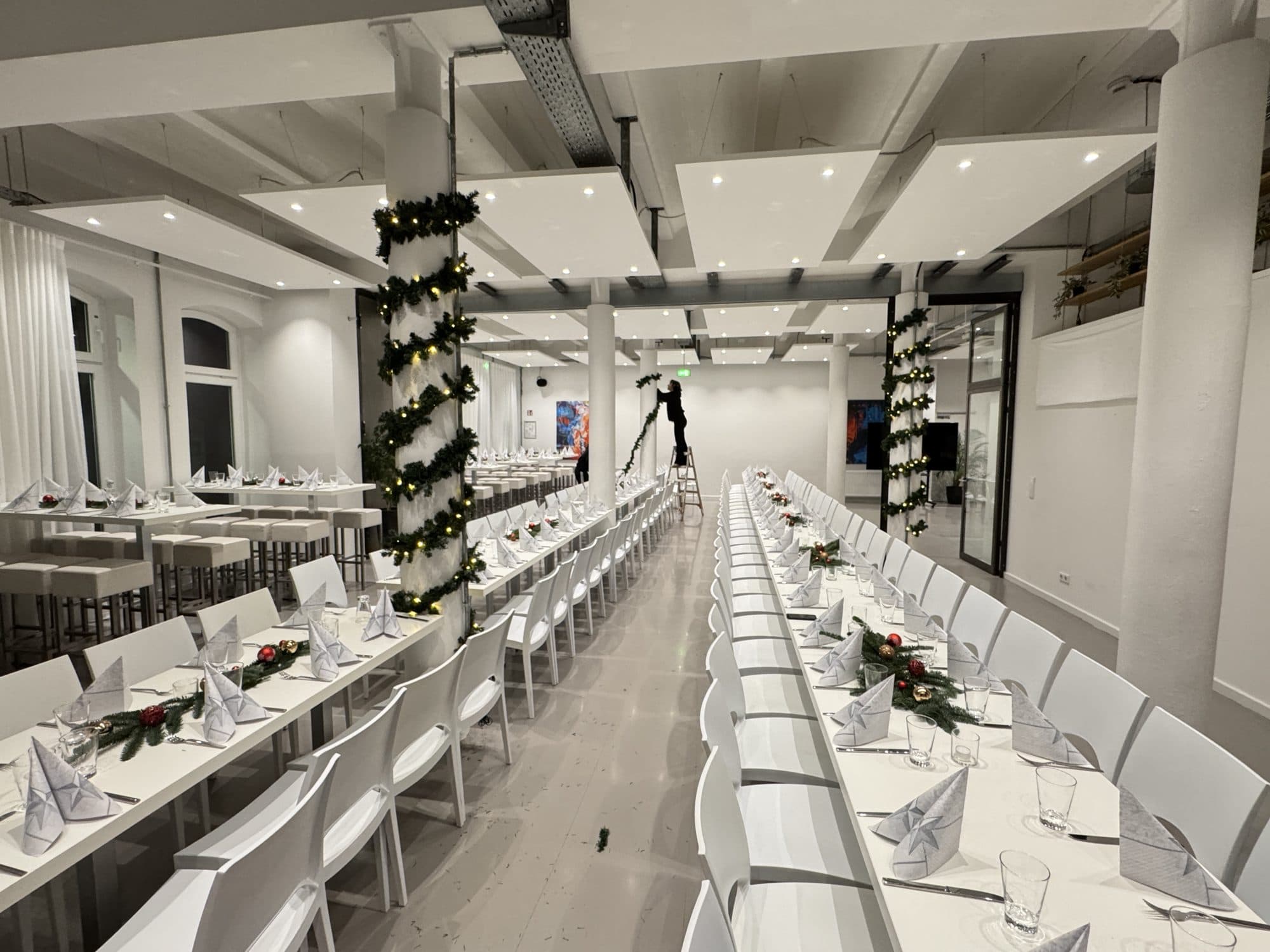Festive dinner in the Loft