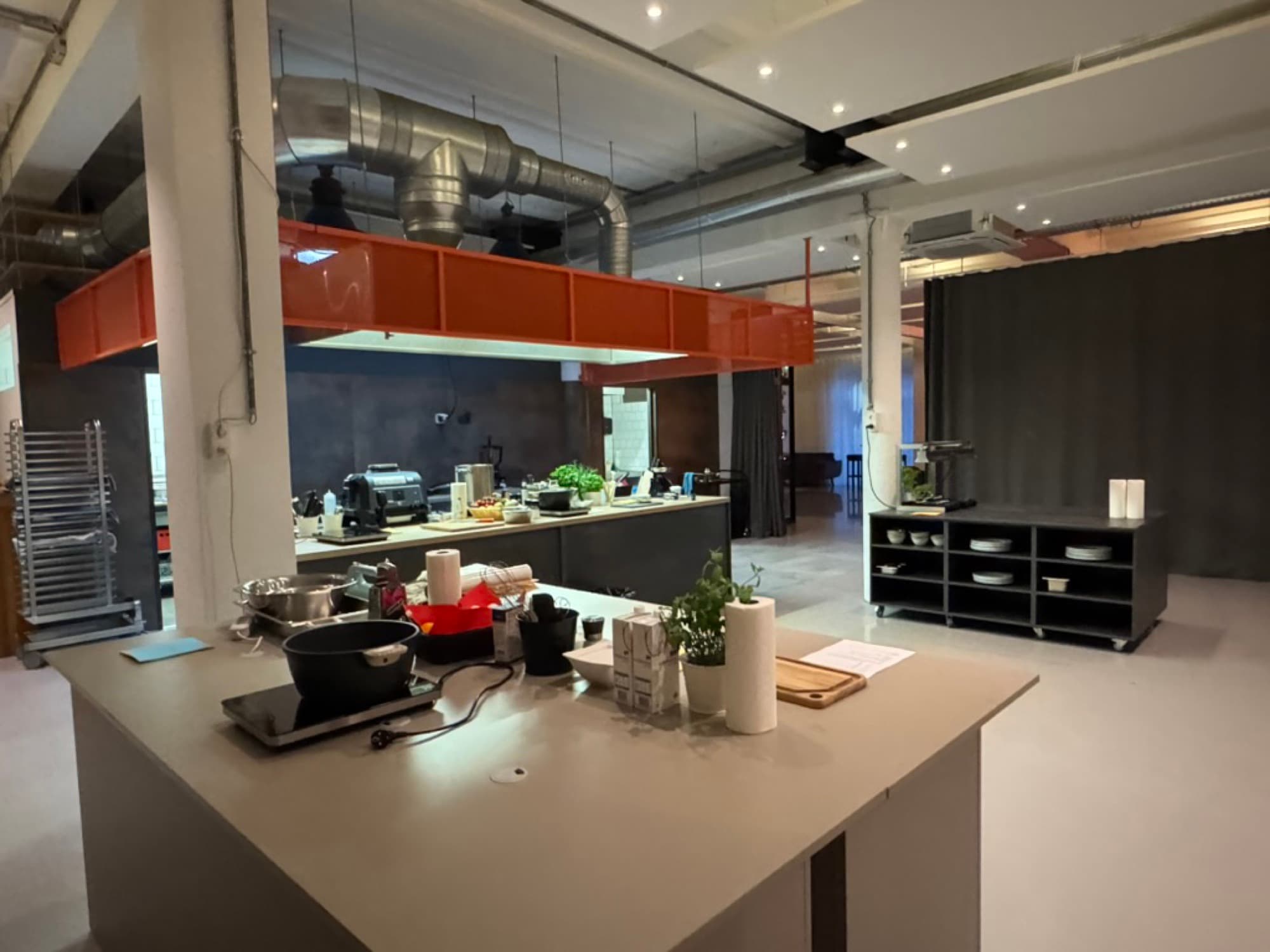 Open Kitchen Area for a Kitchen Party in Hamburg